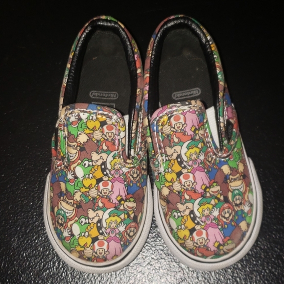 Vans Other - Super mario brothers Nintendo vans toddler 5.5